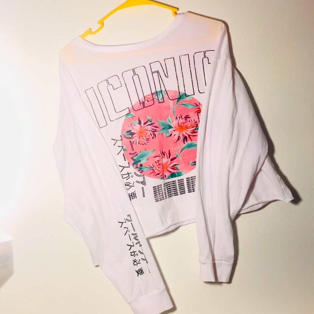 Crop top long sleves